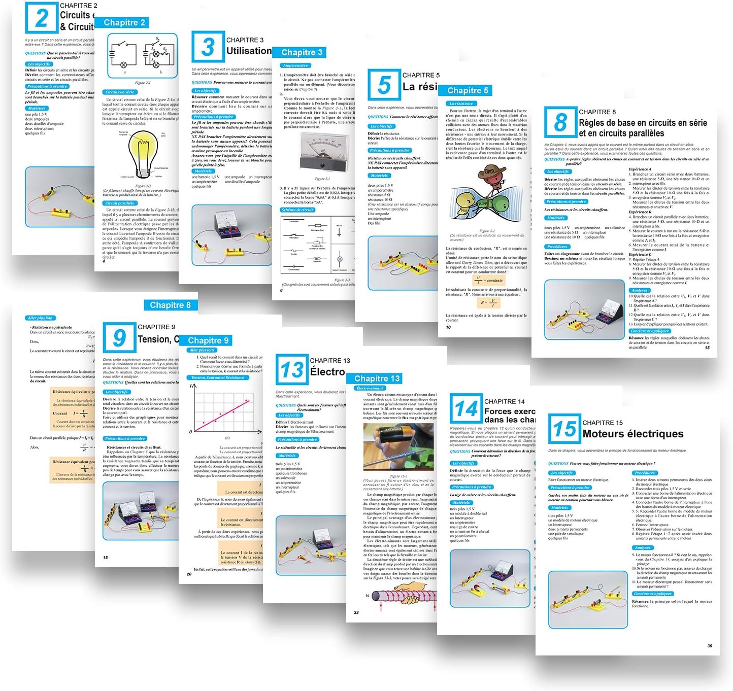 Teenii Stem Science Physical Laboratory Learning Base Starter Kit Electricity And Magnetism Experience For Children Of First Cycle Secondary Level Amazon De Spielzeug