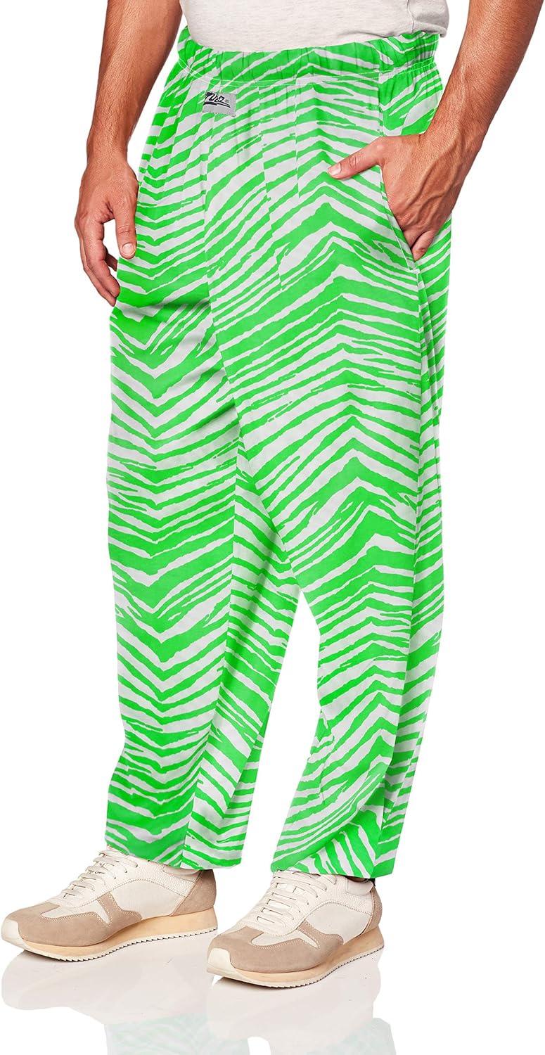 Zubaz Men's Standard Classic Zebra Printed Athletic Lounge