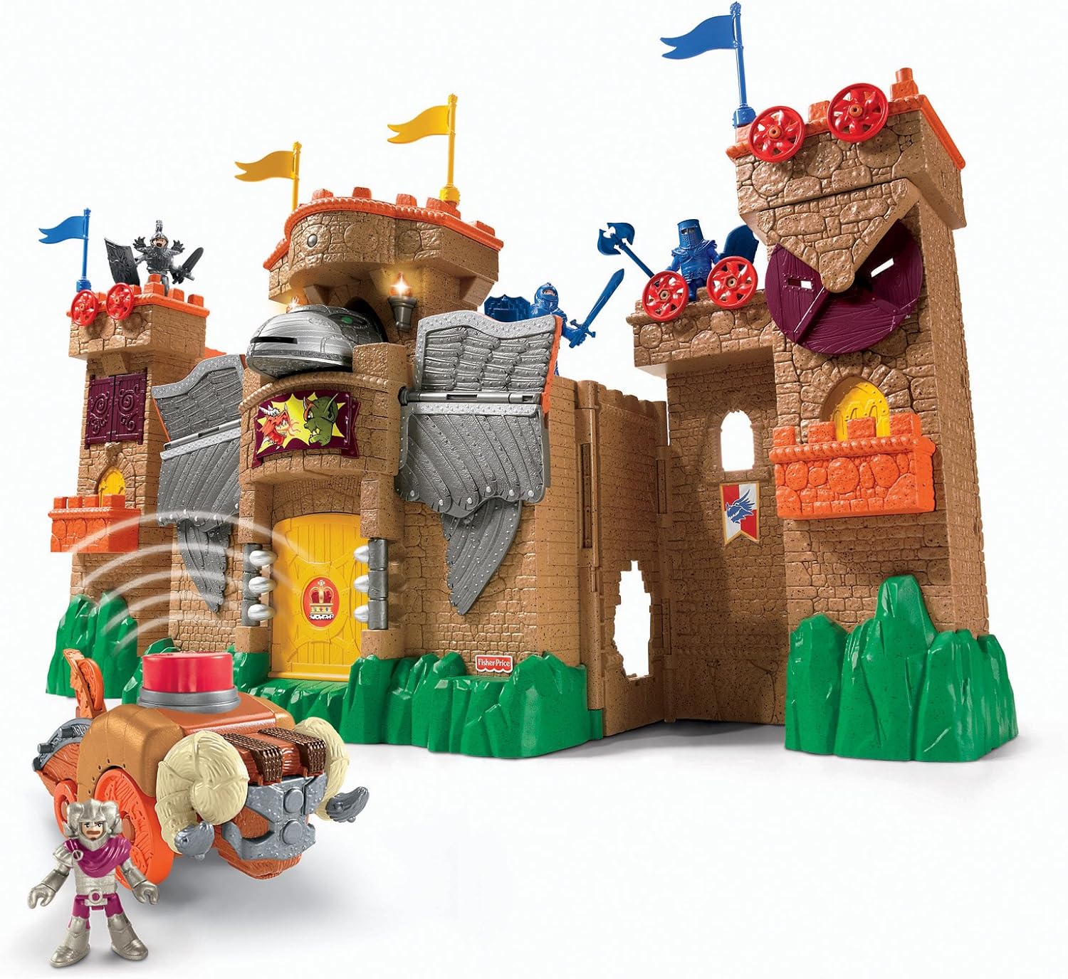 imaginext eagle talon castle