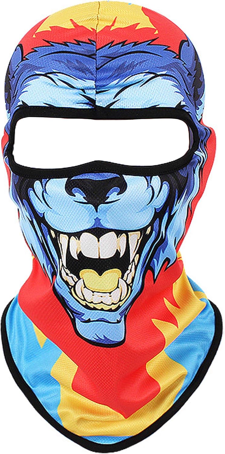MetaUAnti UV Animal Face BalaclavaWindproof Ski Mask1 Pcs(Cartoon