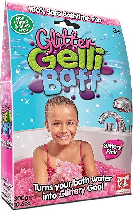 glitter slime baff