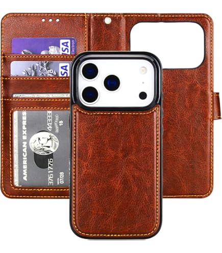 Amazon.com: Bocasal Detachable Wallet Case for iPhone 17 Pro Max