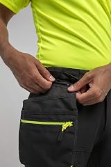 Portwest DX440 Lightweight Detachable Holster Work Trousers Mens Black 32 view 2