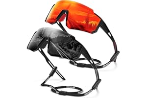 TURBOPEP Polarized Sports Sunglasses for Men and Women, Fishing Baseball Running Cycling Mountain Sun Glasses UV Protection