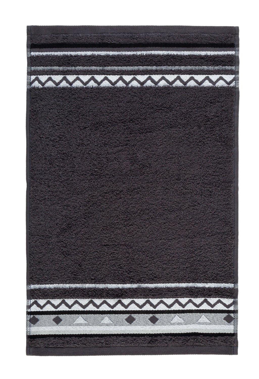 Möve frottana Country guest towel 30 x 50 cm, 100% cotton, graphite