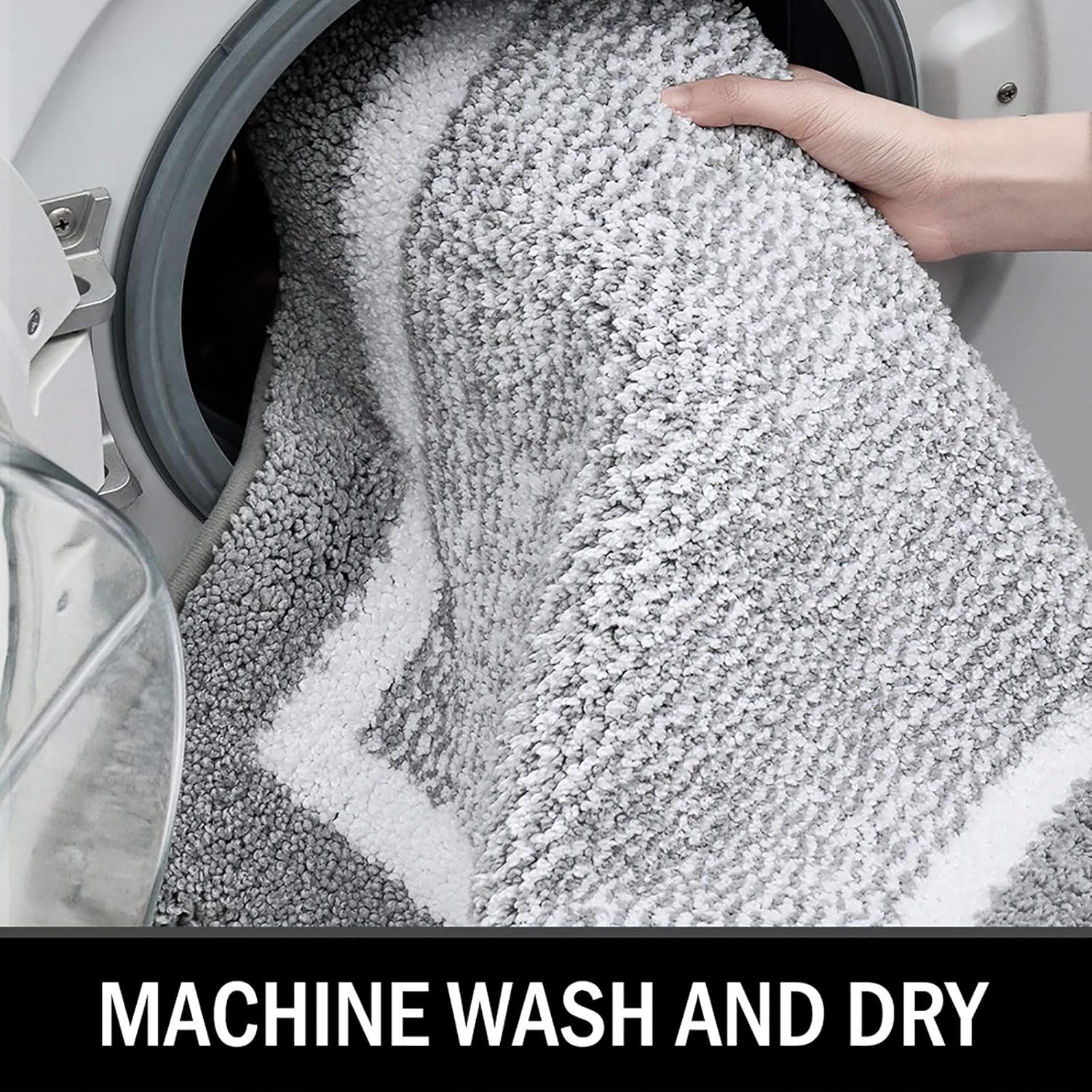 Bathroom Rug Mat, Ultra Soft and Water Absorbent Bath Rug, Bath Carpet, Machine Wash/Dry, for Tub, Shower, and Bath Room: Home & Kitchen