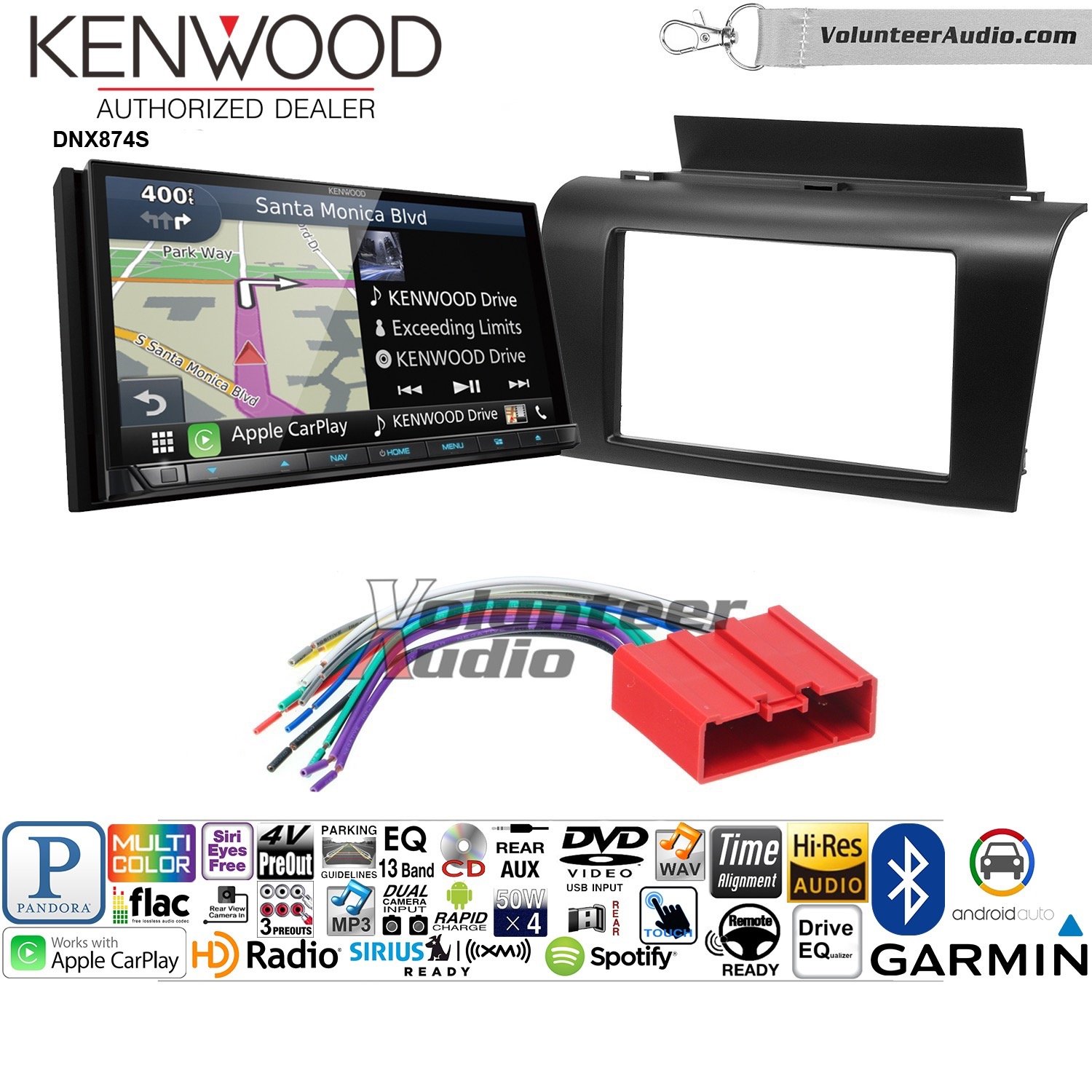 驚きの値段 ボランティアオーディオkenwood Dnx874sダブルdinラジオインストールキットwith Gpsナビゲーションapple Carplay Android自動04 09マツダ3 B07byzl1nh 超歓迎 90a3acu P1ai