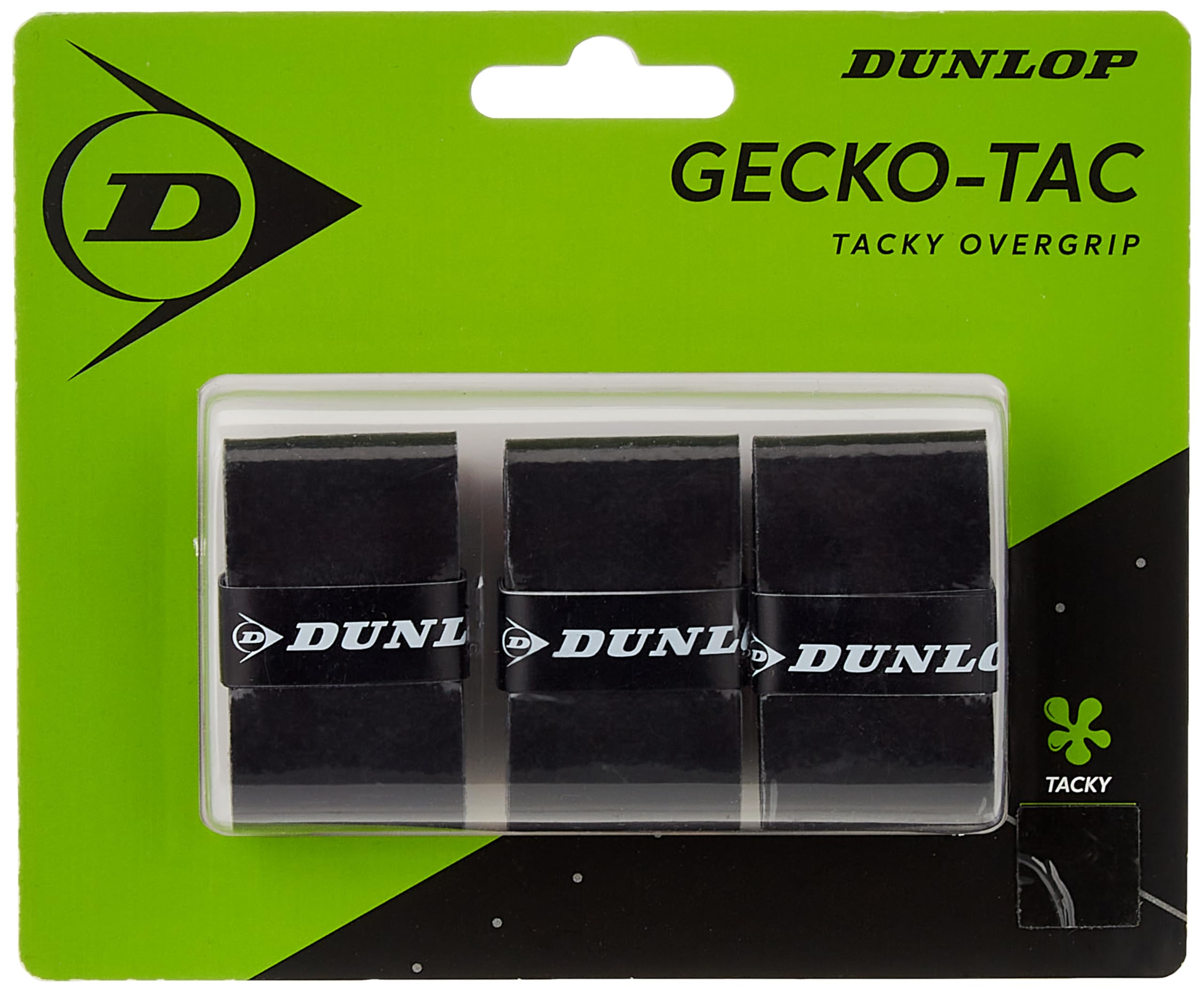 Dunlop Gecko Tac Tennis Overgrip Black 3