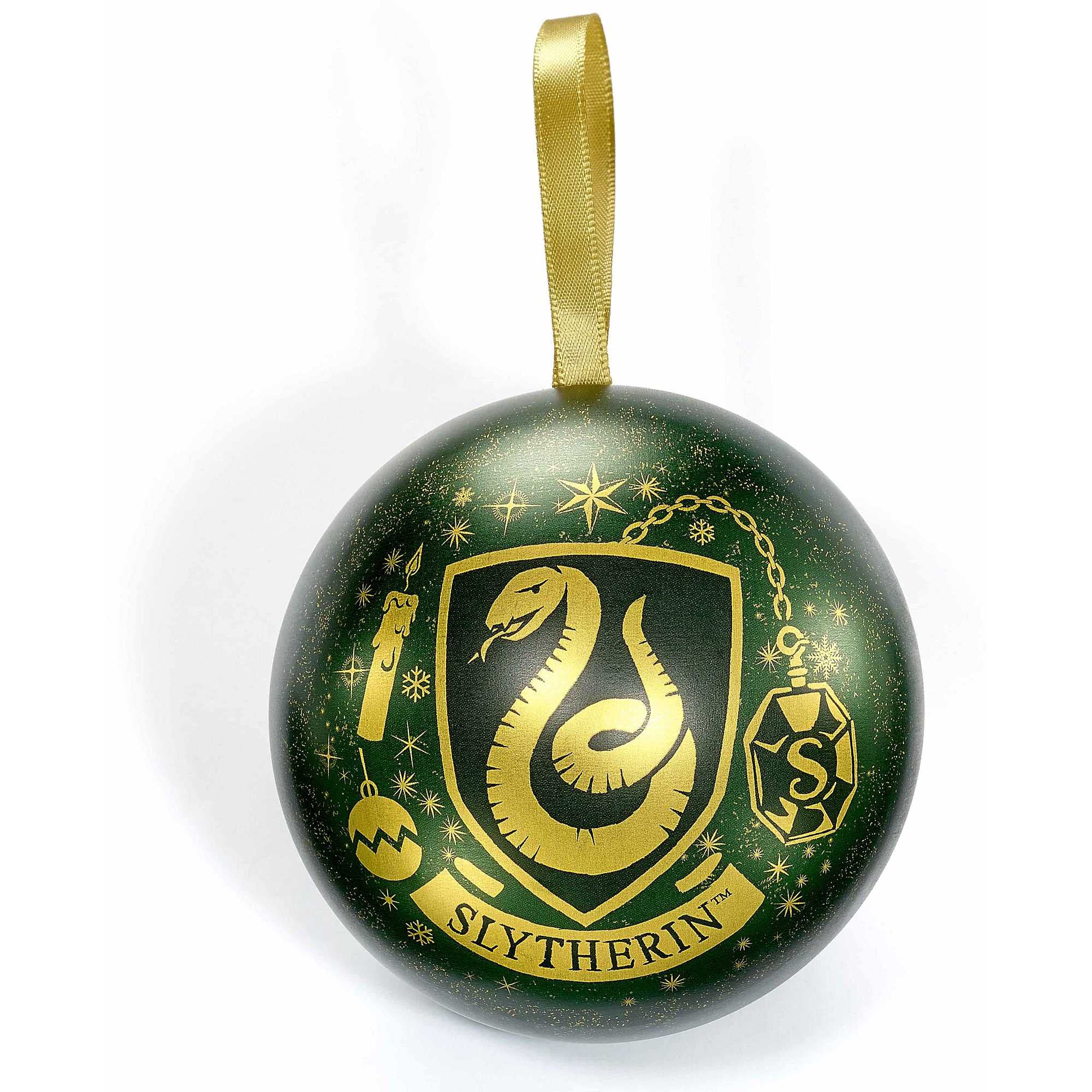 Official Harry Potter Slytherin Bauble with House Necklace