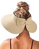 FURTALK Sun Visor Hats for Women Beach Hat Ponytail