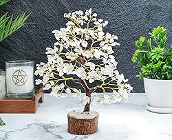 Clear Quartz Crystal Tree of Life - Chakra Tree for