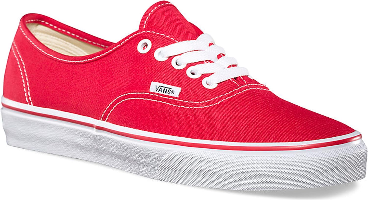 all red classic vans