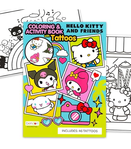 Amazon.com: Hello Kitty Coloring and Activity Books Super Set ~ 4
