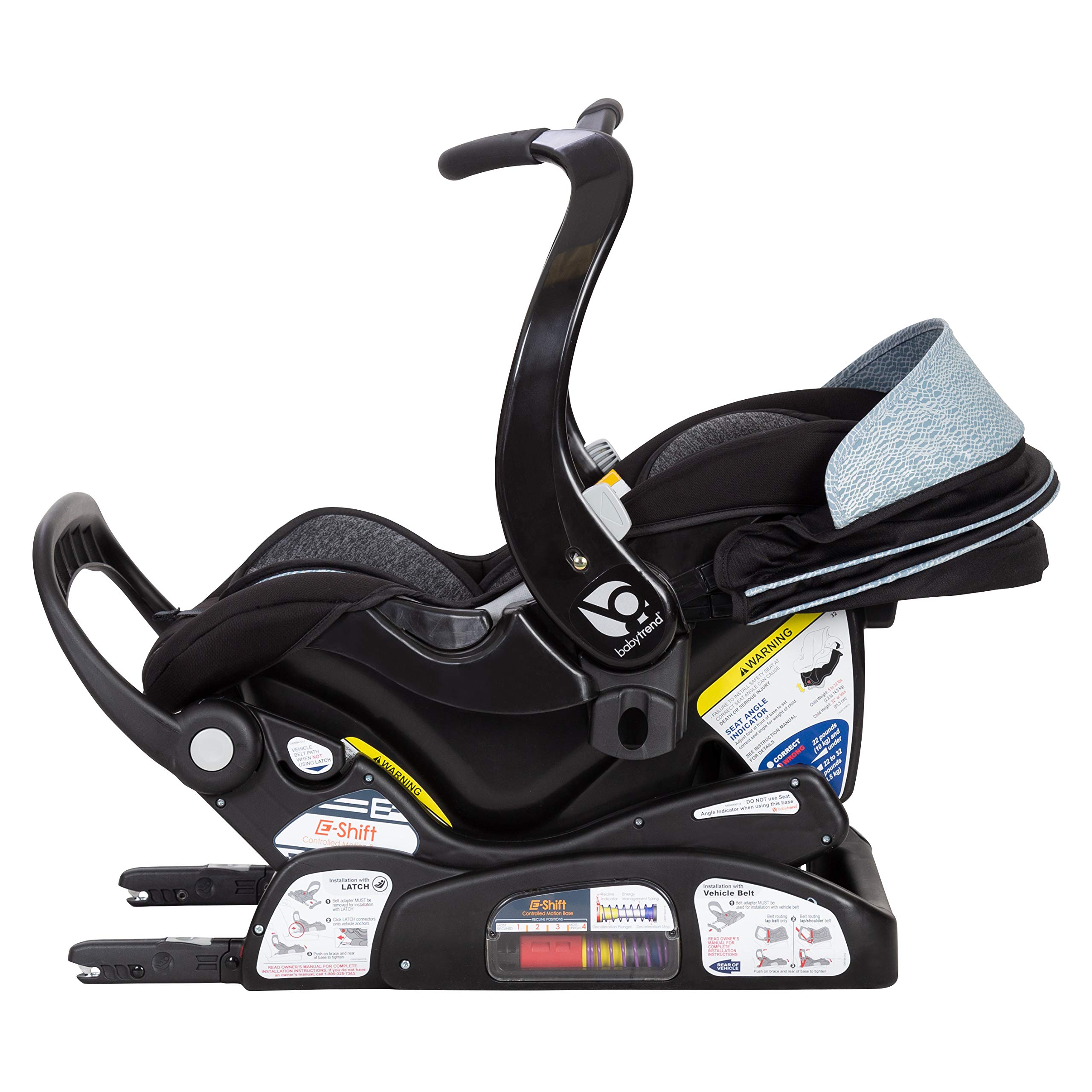 Baby Trend Go Gear 180 Degree 6 in 1 Travel System, Blue Spectrum