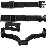 Aburbe Backpack Chest Strap, Universal Add on Adjustable Sternum Strap, Chest Belt Replacement, with Heavy Duty Quick Release Buckle Clip, for Travel, Hiking, Camping, School