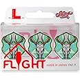 Shot! Darts Dart Flights, L-Style EZ L1 Standard Shape Celt Stag Dart Flight Set- Ultra Durable 150 Micron Thickness, 90 Degrees-Pre Molded fins for Maximum Accuracy and Perfect Aerodynamics