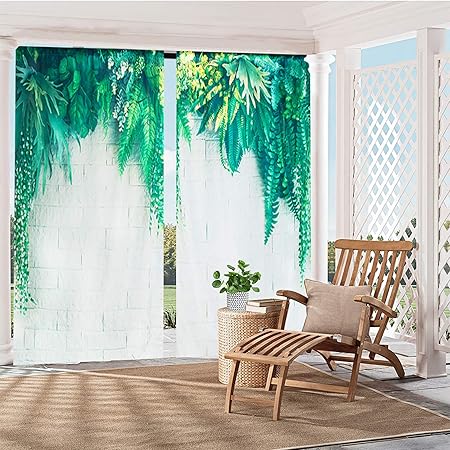 Amazon Com Hgmart Patio Outdoor Curtain Waterproof Privacy Panel