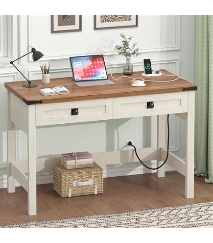 Amazon.com: Amazon Brand – Rivet Classic Desk, 37.4
