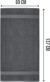 Utopia Towels 16 Piece Bath Set Premium 100% Ring Spun Cotton Turquoise 69x137 view 3