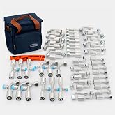 SANTANTOOOL 66PCS Air Conditioning Hose Fitting Kit Includes #6#8#10 AC Fittings and pipe cutter not for heavy duty truck