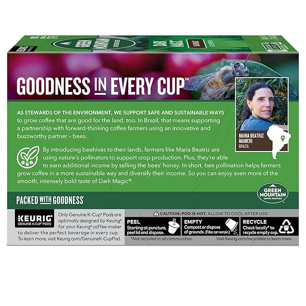 GREEN MOUNTAIN COFFEE DARK MAGIC, KEURIG K-CUPS, 12 COUNT (PACK OF 6)