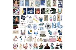 WONFURD 100PCS Singer Stickers, Vinyl Waterproof Stickers for Girls, Music Albums Stickers Decoration, Rock Band Stickers, Skateboard, Laptop, Water Bottles, Scrapbook for Fans