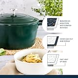 MasterClass Large Casserole Dish with Lid 5 Litre Induction Oven Safe Hunter view 4