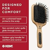 KENT PF19 Large Paddle Detangling Hairbrush for Thick Long Hair view 4