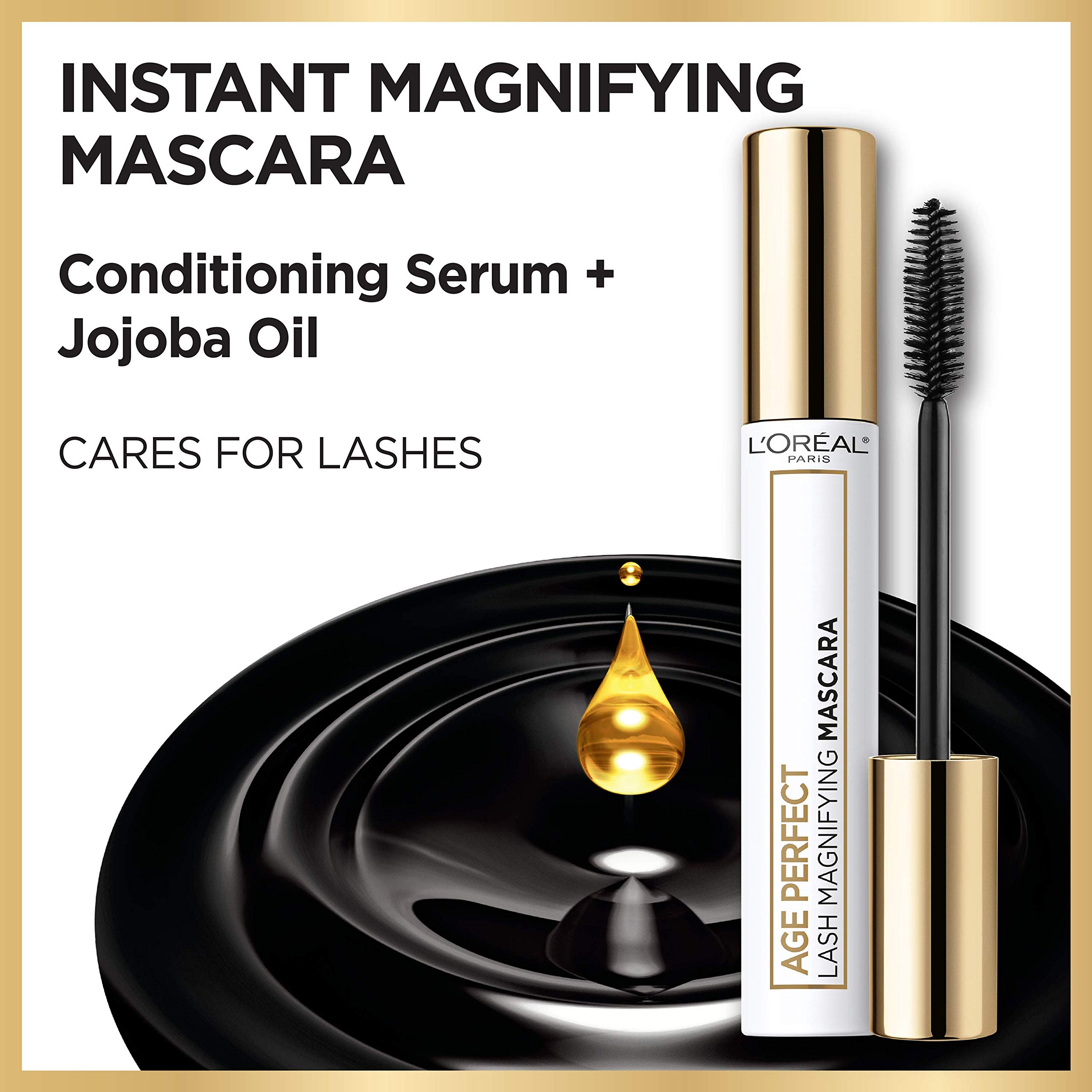 L’Oréal Paris Age Perfect Lash Magnifying Mascara, Black, 0.28 Ounces