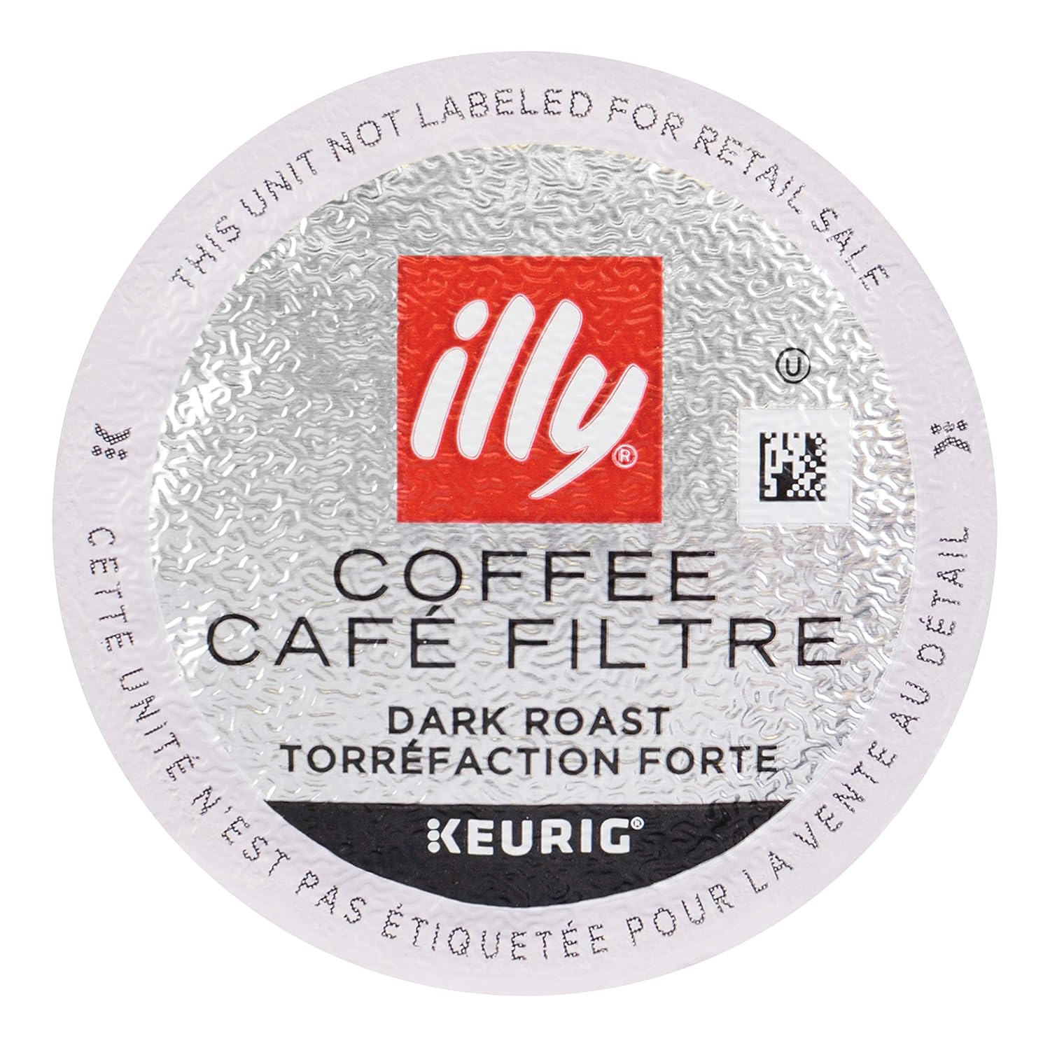 illy Coffee, Dark Roast, K-Cup for Keurig, 100% Arabica Bean Signature Italian Blend, Premium Gourmet Roast Single Serve Drip Coffee