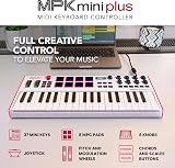 Akai MPK Mini Plus 37 Key USB MIDI Controller with 8 Pad Sequencer CV/Gate NKS view 2