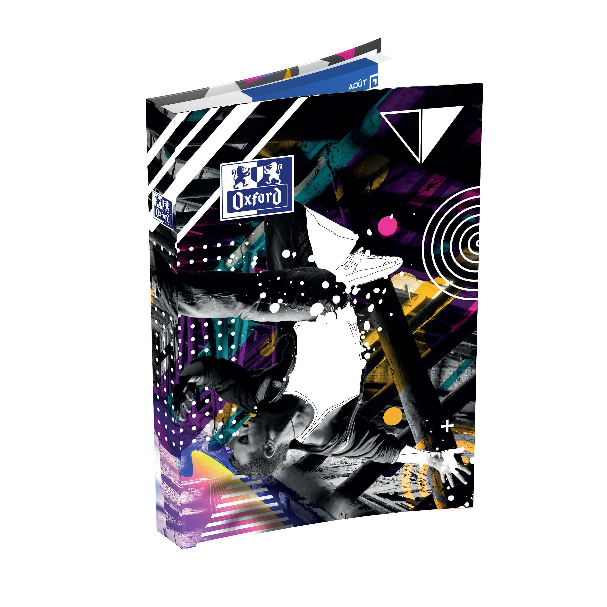 Oxford Sport 2017-2018 Daily Academic Diary, 1 Day per Page, 352 Pages (12 x 18 cm) [English Language Not Guaranteed] Break Dance Pattern 12x18