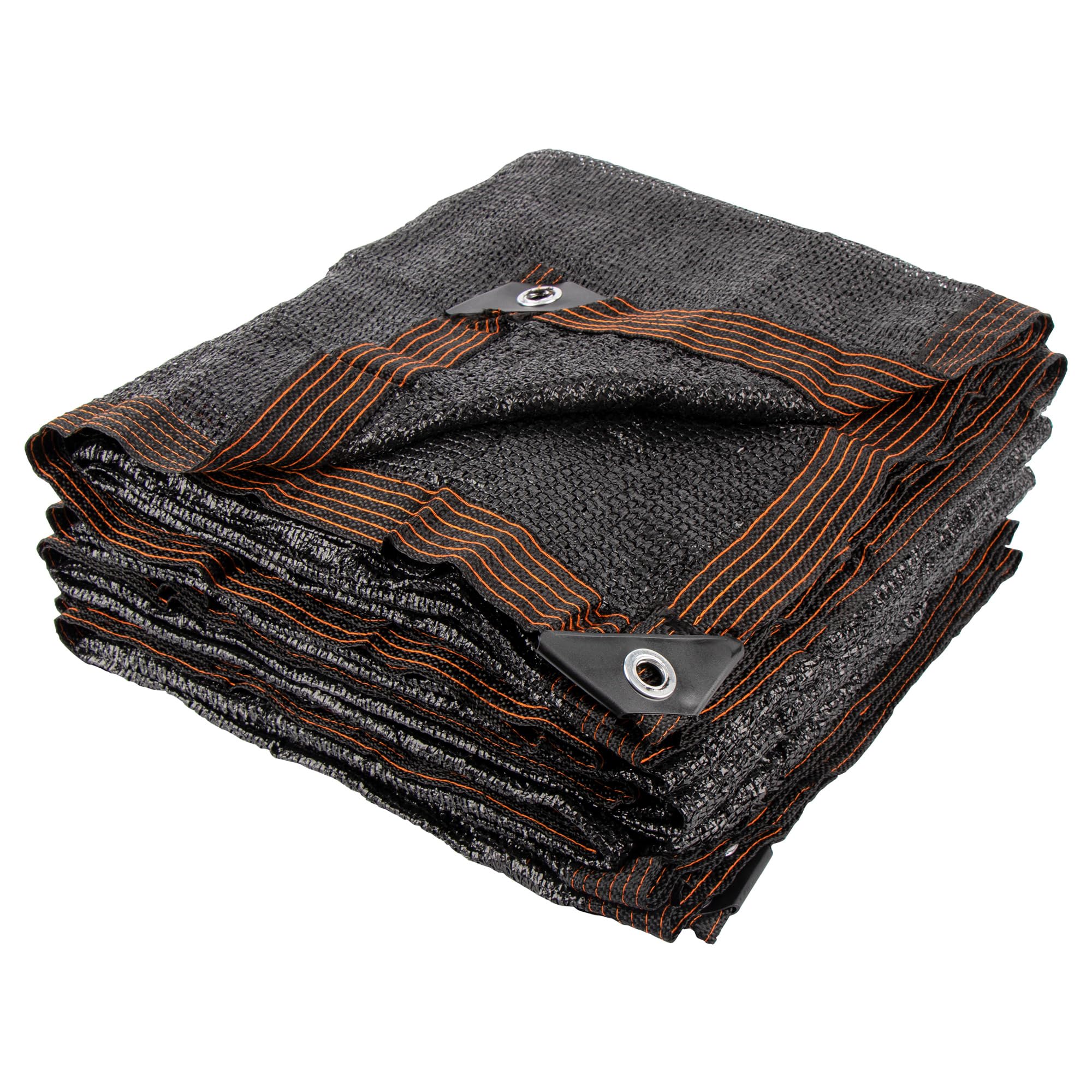 Photo 1 of 50% 14 X 20 FT Black Shade Cloth, Outdoor Woven Sun Shade with Grommets, Durable Breathable Netting Shading Antifreezing for Patio, Garden, DIY Home, Plants Cover, Greenhouse, Dog Kennel