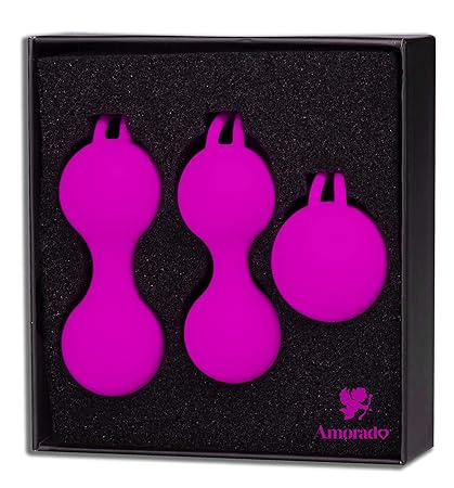 Premium Liebeskugeln 3er Set - Attraktives Beckenbodentraining für Frauen - Optimale Stärkung der Vaginalmuskulatur - Perfekt