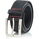 HUGO mens Gionio Suede Leather Evening Belt