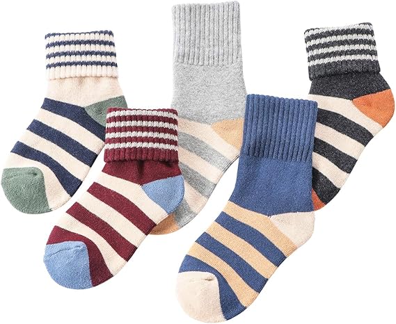 Amazon Co Jp 子供 靴下純綿 靴下 綿毛入り より厚い 純綿 靴下 いい通気性 いい伸縮性 吸汗 速乾 スポーツ ソックス 男の子 女の子 ホーム キッチン