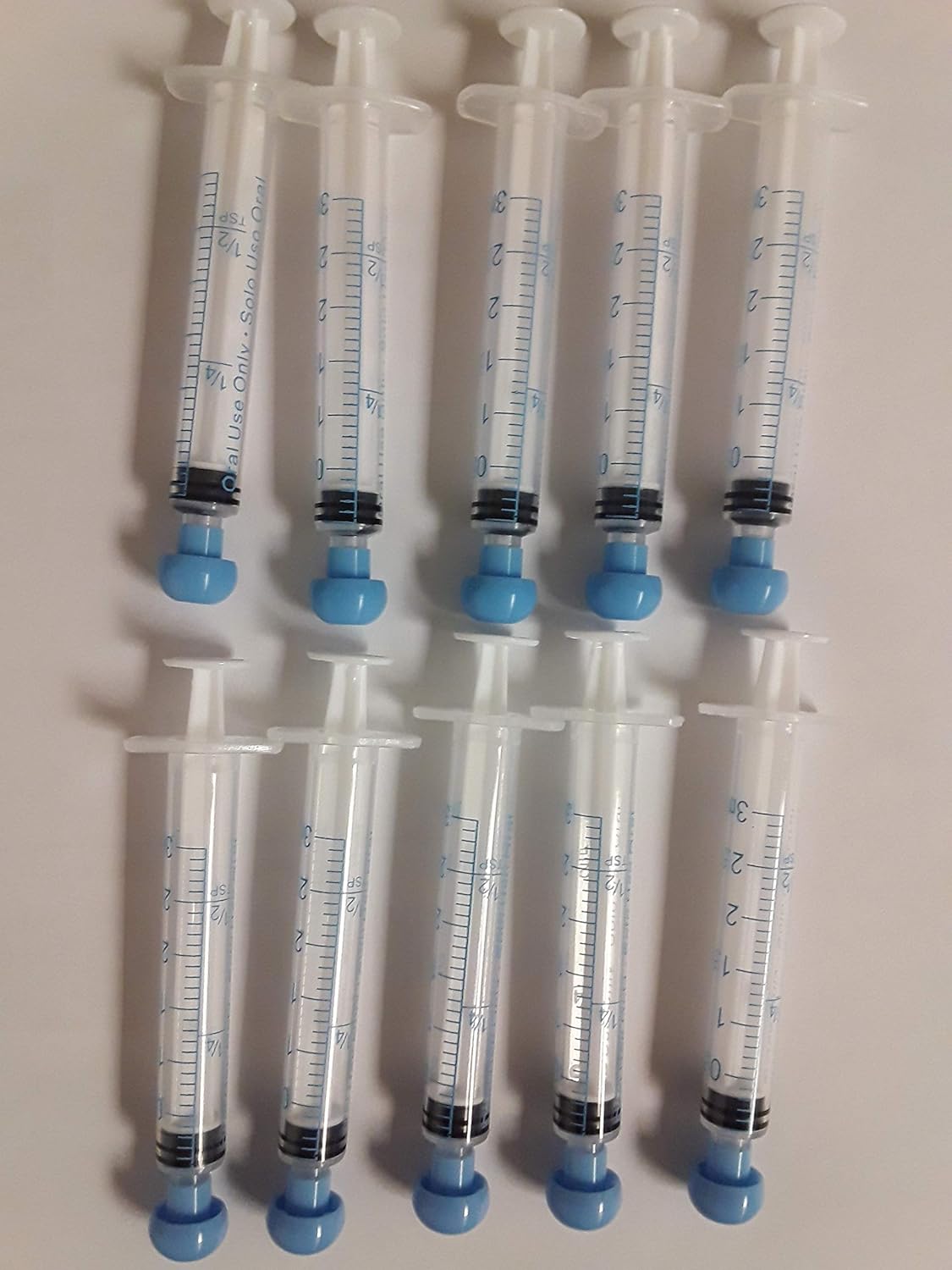 Global Medical Oral Liquid Medication Syringe 3cc/3mL 10/PK
