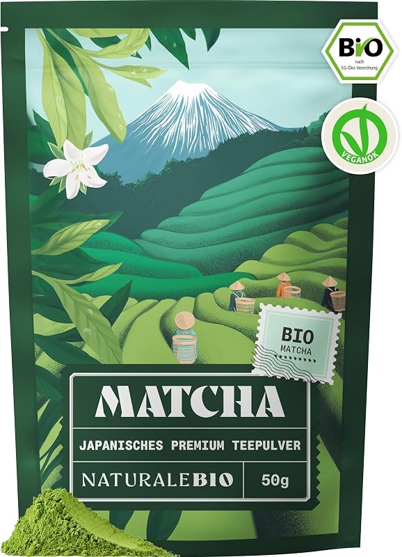 Bio Japanisches Premium Matcha Pulver L-Theanin