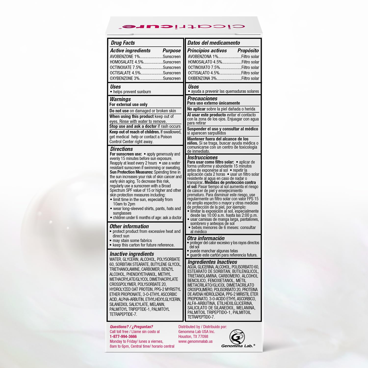 Cicatricure Brightening Facial Moisturizer, 3-in-1 Face Cream with Anti-Wrinkle Q Acetyl 10 & Nutri-Aclarant, SPF 20, Brighten & Even Skin Tone 1.6 fl oz