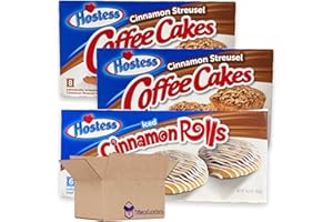 Tribeca Curations | Cinnamon Lovers Snack Cakes Variety Pack | Coffee Cakes and Cinnamon Buns | Pack of 3