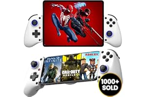 MAJESTECH [HOT NEW D11 Phone Controller For iPhone/Android/Tablet/iPad/Switch, Play Call of Duty, Roblox, Xbox Cloud, Wireless Bluetooth Mobile Gaming Controller iPhone 16 15 14 13 Samsung Google