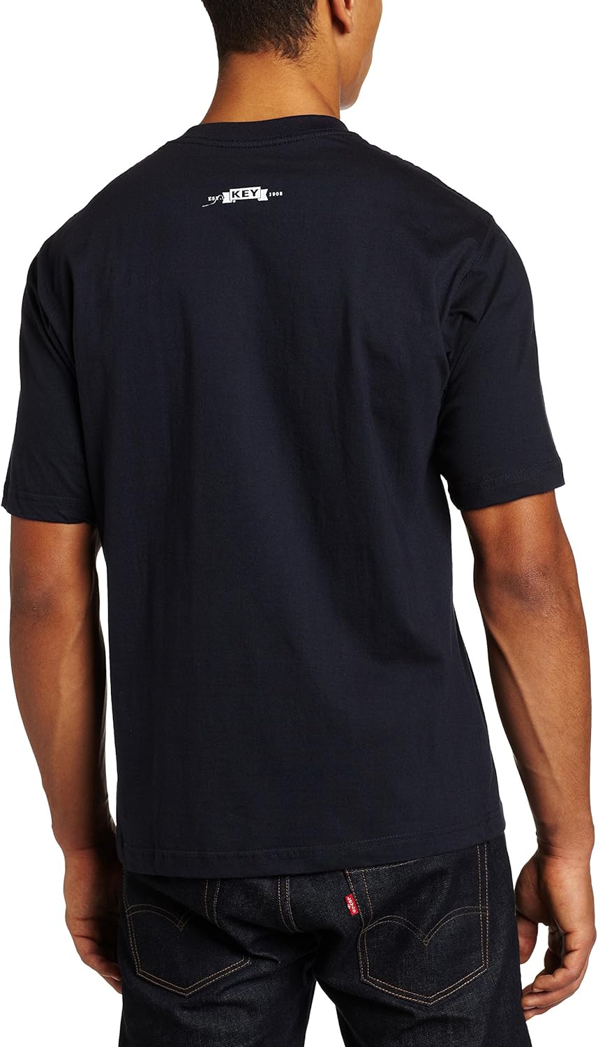 Key Industries Men's Big and Tall Heavyweight 3-button Short Sleeve Henley Pocket T Shirt: Clothing