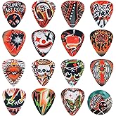 Cobahom 45 Pack Guitar Picks Premium Celluloid Guitar Pick with Velvet Bag Thin Medium Heavy Thickness for Acoustic, Electric