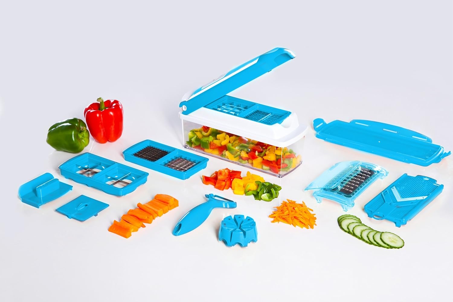 Slicer Cuisine Genius Nicer Dicer Plus Mandoline 16 en 1 Multifunction