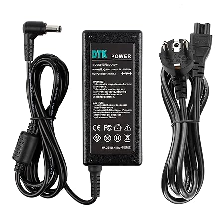 DTK Ladegerät AC Netzteil für LCD TFT Bildschirm Monitor, LED Strips, Freebox V5, HD und V6, NAS, EXT. Festplatten, für Pico-
