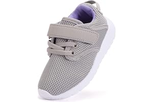 DADAWEN Toddler/Little Kid Boys Girls Lightweight Breathable Sneakers Strap Athletic Tennis Shoes for Running Walking