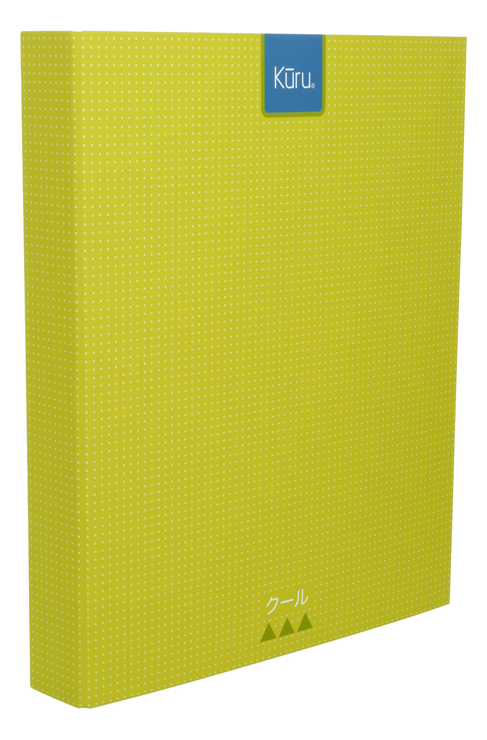 Grafoplás Kuru 07325620 A4 Ring Binder, Green, Extra Soft Touch, 4 x 25 mm Rings
