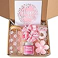 JTEWB Birthday Gifts For Women, Teen Girl, Her, Happy Birthday Gift Box For Girl, Women, Sister, Daughter, Friends, Cute Daisy Aesthetic Glass Cups Gift Set 7pcs