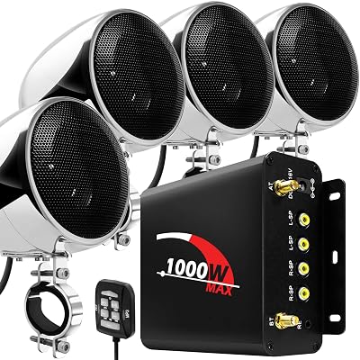 GoHawk TN4-Q 1000W 4 Channel Amplifier 
