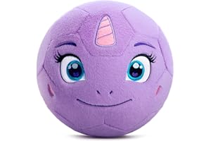 VangeBow Silent Indoor Soccer Balls for Toddlers 1-3, Inflatable Soft Toddler Soccer Ball Gifts, Stuffed Baby Soccer Ball Toys for Kid 3-5 Year Old Girl Boy First Birthday Gift